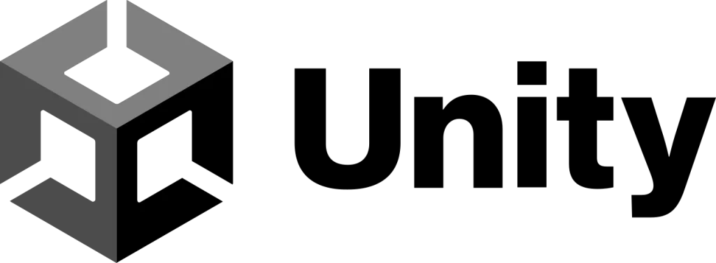 The Unity logo: a cube icon next to the word unity.